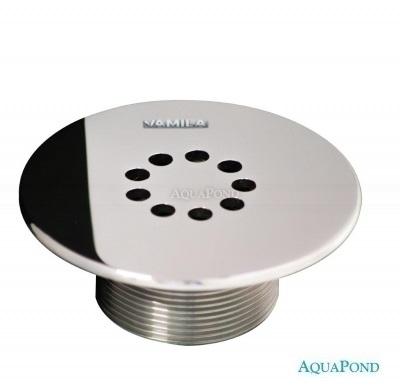 Bocchetta di ingresso VAMILA 9 x 7,8 mm, acciaio inox AISI 316, per piscine in cemento