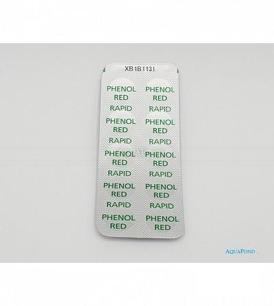 Compresse per test DPD Phenol Red Rapid pH, 10 compresse per determinare il valore del pH nell`acqua della piscina