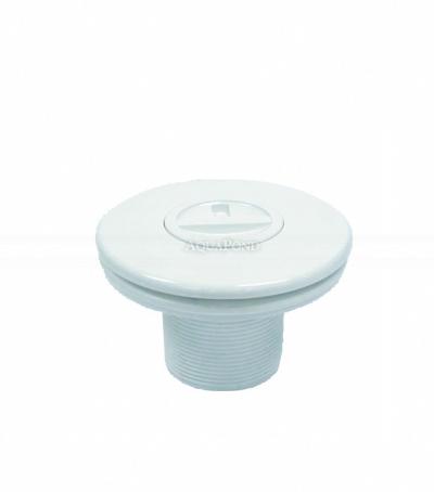 Bocchetta di aspirazione Astralpool con filettatura esterna, colore bianco, per piscine con rivestimento