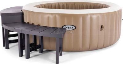 Comoda panca/tavolo per vasca idromassaggio 221 x 37 x 60 cm