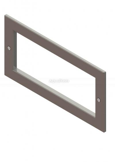 Cornice decorativa in acciaio inox per skimmer in plastica (56340)