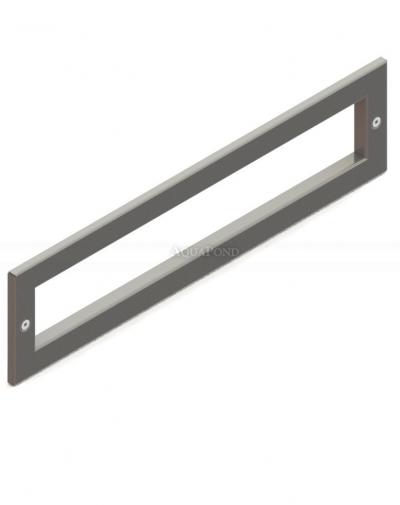 Cornice decorativa in acciaio inox per skimmer in plastica (74101)