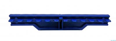 Griglia di troppopieno - Griglia a rullo - larghezza 195 mm, altezza 22 mm - blu RAL 5003, il prezzo si riferisce a 1 griglia