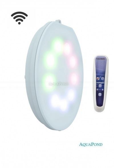 Lampada LED LumiPlus Flexi V1, 12V AC, luce colorata RGB, set: 1 lampada, Wi-Fi + 1 telecomando, per tutti i tipi di piscina