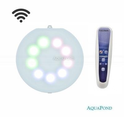 Lampada LED LumiPlus Flexi V1, 12V AC, luce colorata RGB, set: 1 lampada, Wi-Fi + 1 telecomando, per tutti i tipi di piscina