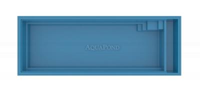 Piscina Compass Pools XL LOUNGER 115 - 11,5 m - piscina in ceramica