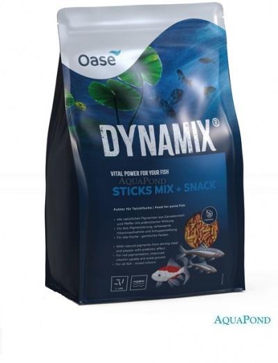Oase Dynamix Sticks Mix + Snack 8 l - mangime per pesci 