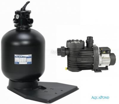 Dispositivo di filtrazione Azur Kit 480 su pallet con pompa Bettar Top 8, 8 m3/h senza tubo di collegamento