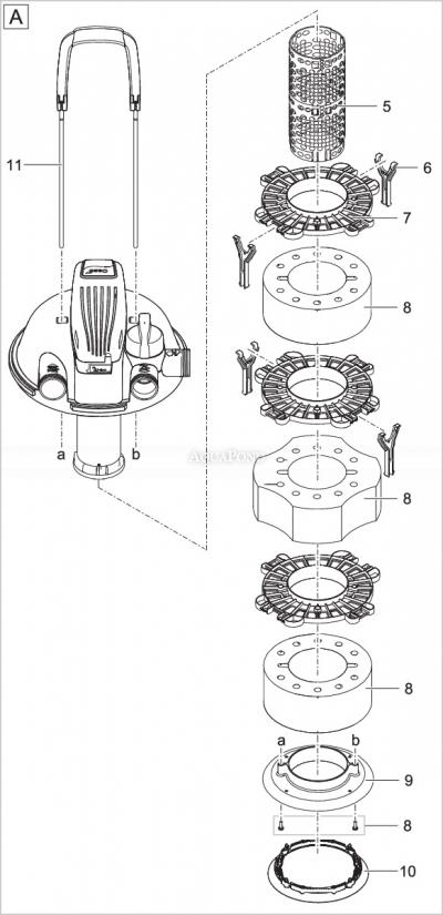 Pezzi di ricambio per Oase FiltoClear 13000 - filtro a pressione per laghetto