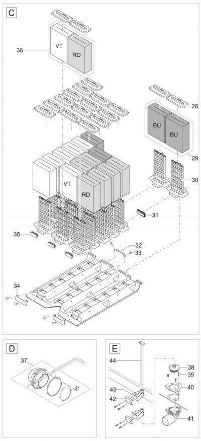 Pezzi di ricambio per Oase BioTec ScreenMatic² 140000 - filtro di flusso per laghetto