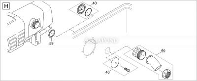 Pezzi di ricambio per Oase ProfiClear Premium DF-L alimentato a pompa OC - filtro a tamburo per stagno - collegamento pompa
