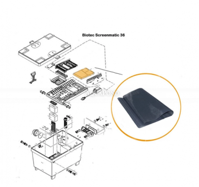 Rete filtrante di ricambio Oase Screenmatic 36