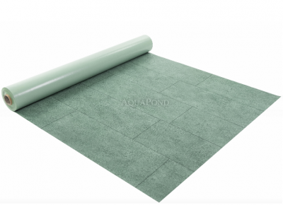 ALKORPLAN TILE - Giada; larghezza 1,65 m, spessore 2 mm, rotolo da 21 m - Rivestimento per piscina