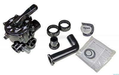 Valvola laterale a sei vie per filtri per recipienti a pressione Lisboa, Nilo, Bilbao e Cantabric - attacco 2˝