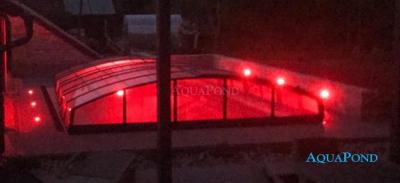 Luce LED RGB colorata Adagio 45 W, 10 cm, per piscine con liner e prefabbricate