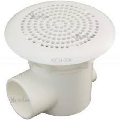 Neptun Uscita inferiore ABS completa, attacco laterale 63 mm, per piscine in cemento con membrana