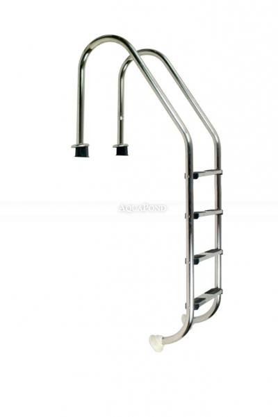 Scaletta in acciaio inox Standard 4 gradini, AISI 304