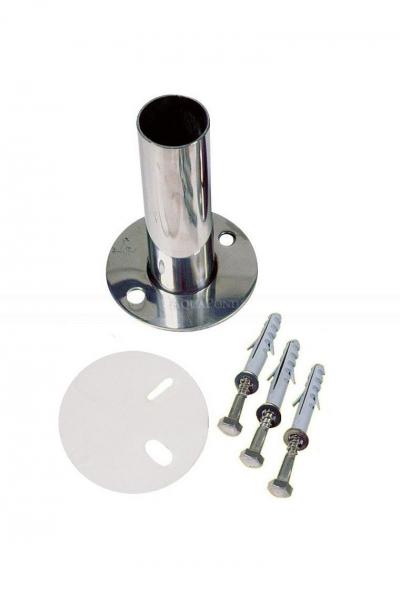 Ancoraggio in acciaio inox con flangia - 1 pz