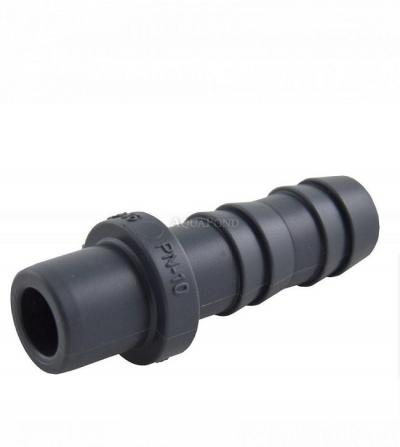 Raccordo in PVC - Mandrino per tubo 16 x 16 mm, d=16 mm x 16 mm, incollaggio