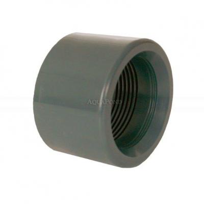Raccordo in PVC - Riduzione corta con filetto 32 x 3/4" int.
