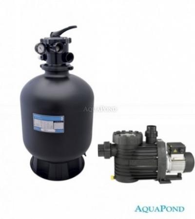 Dispositivo di filtrazione Azur KIT 480 su piedistallo con pompa Bettar Top 8, 8 m3/h senza tubo di collegamento