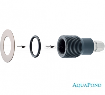Riduzione per pulsante piezoelettrico - acciaio inox