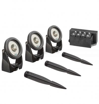 Oase LunAqua Power LED Set 3 - oświetlenie stawu