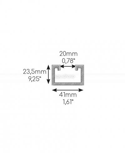 Gumowy wspornik podłogowy - 600mm (2 szt.)