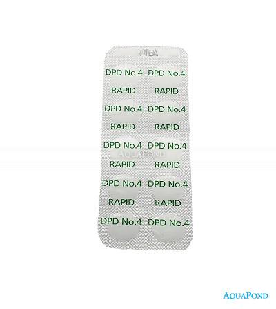 Tabletki testowe DPD nr 4 Rapid do pomiaru tlenu - 10 szt
