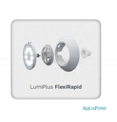 Ramka dekoracyjna LumiPlus FlexiRapid - jasnoszara (RAL7004)