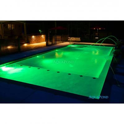 Lampa LED LumiPlus Flexi V1 - 12V AC - kolorowe światło RGB - zestaw: 2 lampy - Wifi + 1 pilot, do wszystkich typów basenów