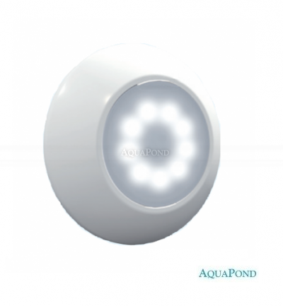 Reflektor LED LumiPlus Flexi V1 - 24V DC z dekoracyjną ramką FlexiRapid zimne białe światło, do wszystkich typów basenów