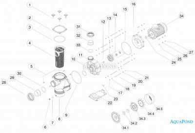 Części zamienne do pompy Big Discovery 350T