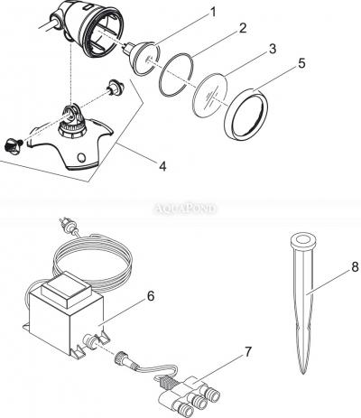 Części zamienne do Oase LunAqua 3 LED Set 3 - oświetlenie stawu