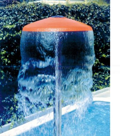 Parasol wodny Ø 2500 mm, wykonany z polerowanej stali nierdzewnej AISI 316 