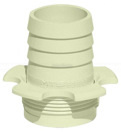 Dysza do węża basenowego 38mm z nakrętką ABS