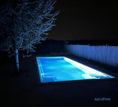 Lampa LED RGB kolorowy Adagio 45 W, 10 cm, do basenów foliowych i prefabrykowanych
