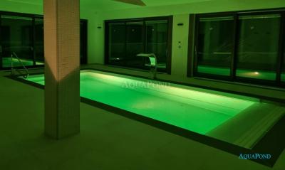 Lampa LED RGB kolorowy Adagio 45 W, 10 cm, do basenów foliowych i prefabrykowanych
