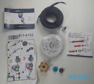 Światło białe LED Adagio 25 W, 10 cm, do basenów foliowych i prefabrykowanych