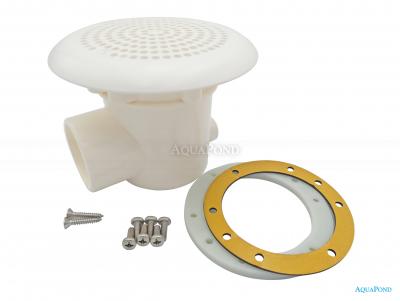 Neptun Kompletny odpływ dolny ABS, przyłącze boczne 63 mm, do basenów foliowych