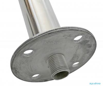 Eichenwald Ideal Kolumna ogrodowa z kranem, kształt L, okrągła, zimna woda, D 40 mm, stal nierdzewna polerowana