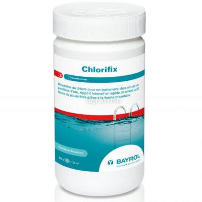 BAYROL Chlorifix 1 kg, mikrogranulat do szokowej i trwałej dezynfekcji wody