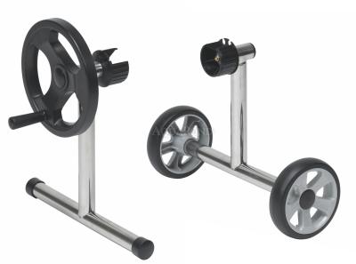 Suporturi din inox pentru dispozitivul de înfășurare - mobile (pereche)