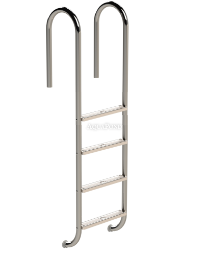 Eichenwald Ideal - Scară din oțel inoxidabil Tina, cu 4 trepte, AISI 316