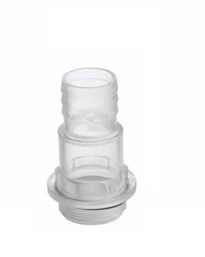 Fiting PVC - Niplu furtun 38 x 1 1/2 transparent, d=38 mm x 1 1/2“, filet exterior