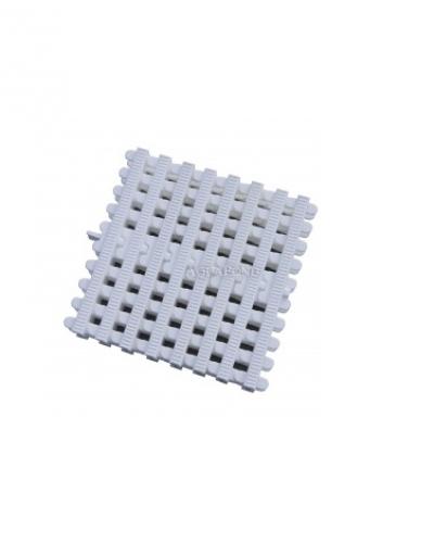 Grătar de preaplin, grătar pentru piscine publice - alb - lățime 246 mm, înălțime 35 mm, prețul este afișat pentru 1 buc. de grătar