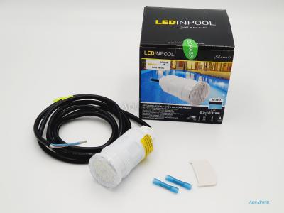 Lumină Sea MAID MINI 18 LED Albă, instalare în duză, pentru piscine cu liner și prefabricate