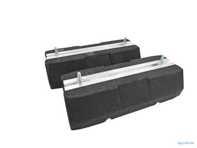 Consolă de podea din cauciuc - 400 mm (2 buc.)
