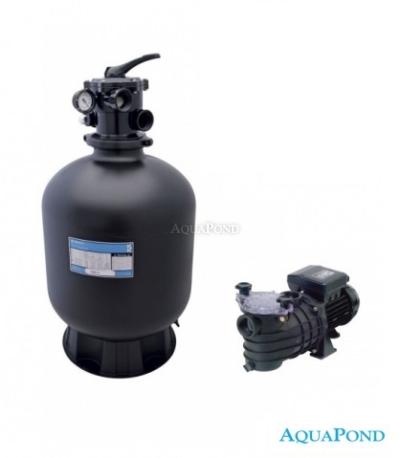 Echipament de filtrare Azur KIT 380 pe suport cu pompă Micro Delfino II 25, 4 m3/h fără conducte de racordare