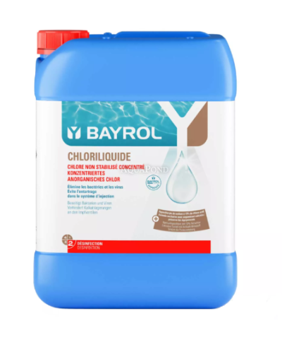 BAYROL ChloriLiquide 25 kg - 20 l, produs lichid pentru dezinfectarea apei din piscină
